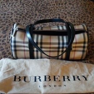 Authentic Burberry barrel purse